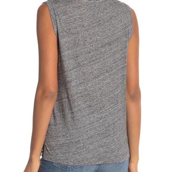 Madewell whisper cotton grey muscle tee /med/ - Picture 6 of 7
